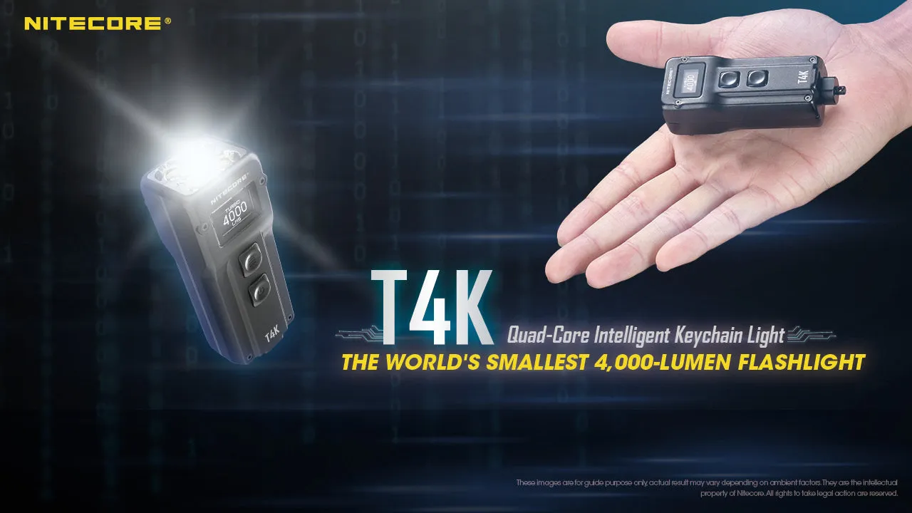 NITECORE 4000LUMENS KEYCHAIN LIGHT (T4K)