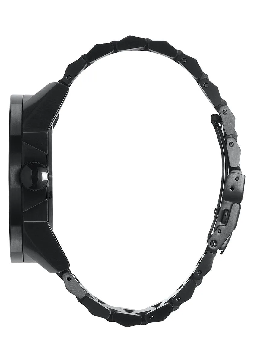Nixon 48mm Corporal Stainless Steel Watch All Black A346-001