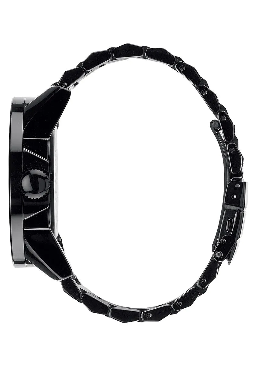 Nixon 48mm Corporal Stainless Steel Watch Black / Gold A346-010