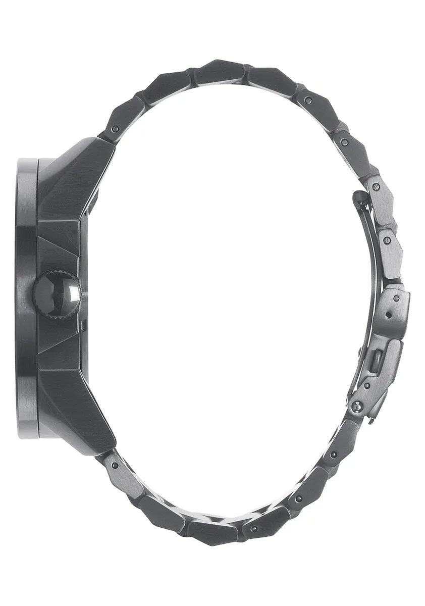 Nixon 48mm Corporal Stainless Steel Watch Matte Black / Matte Gunmetal A346-1062