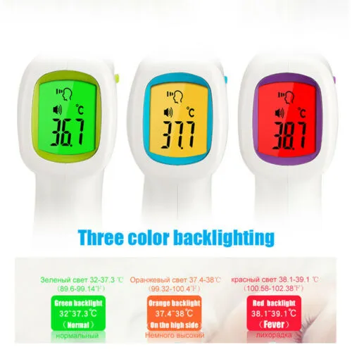 No Touch Digital Infrared Thermometer for Adult Baby Forehead Temperature °F/°C