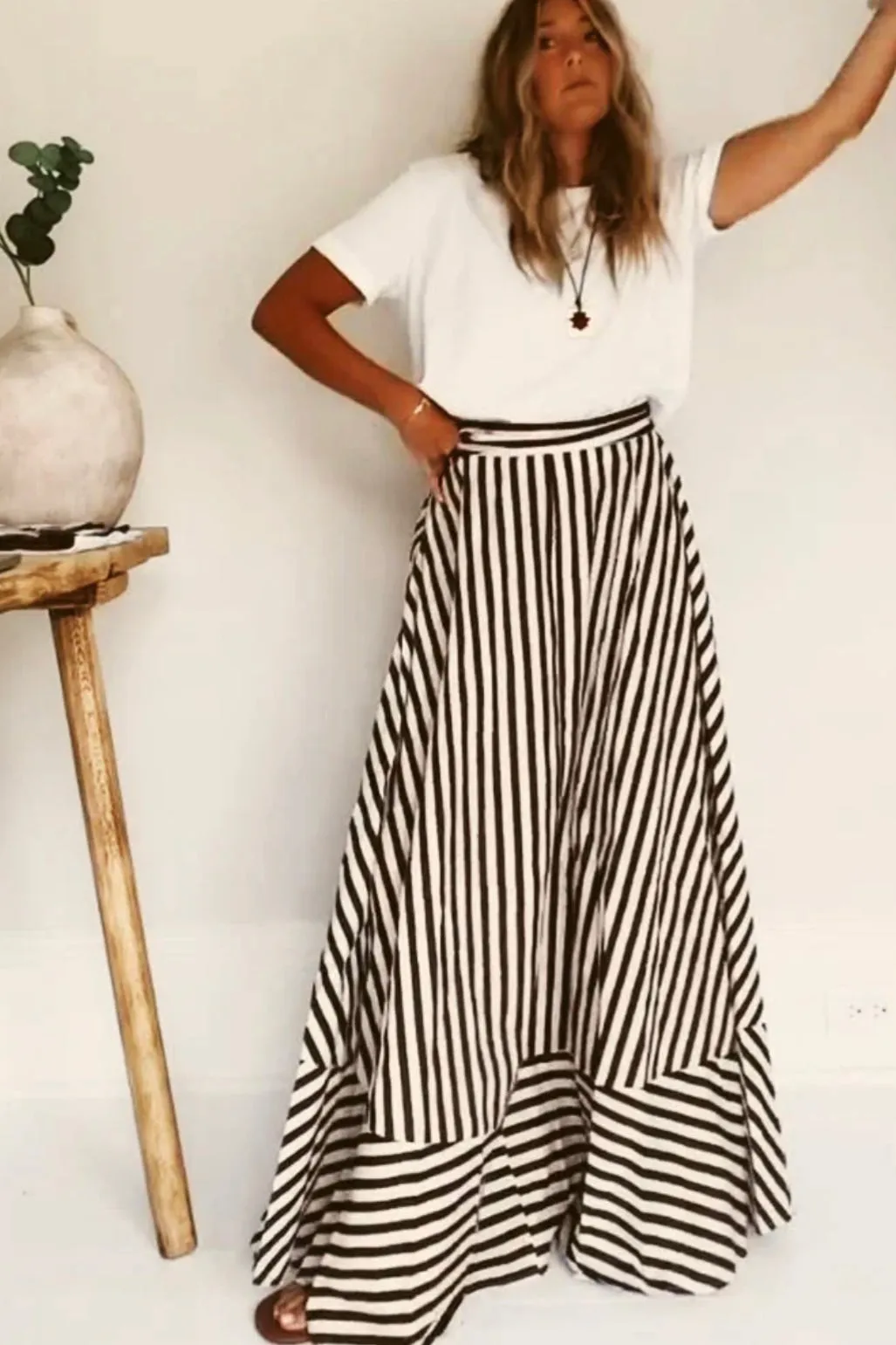 NOCTURNAL CHARM RUCHED MAXI DRESS