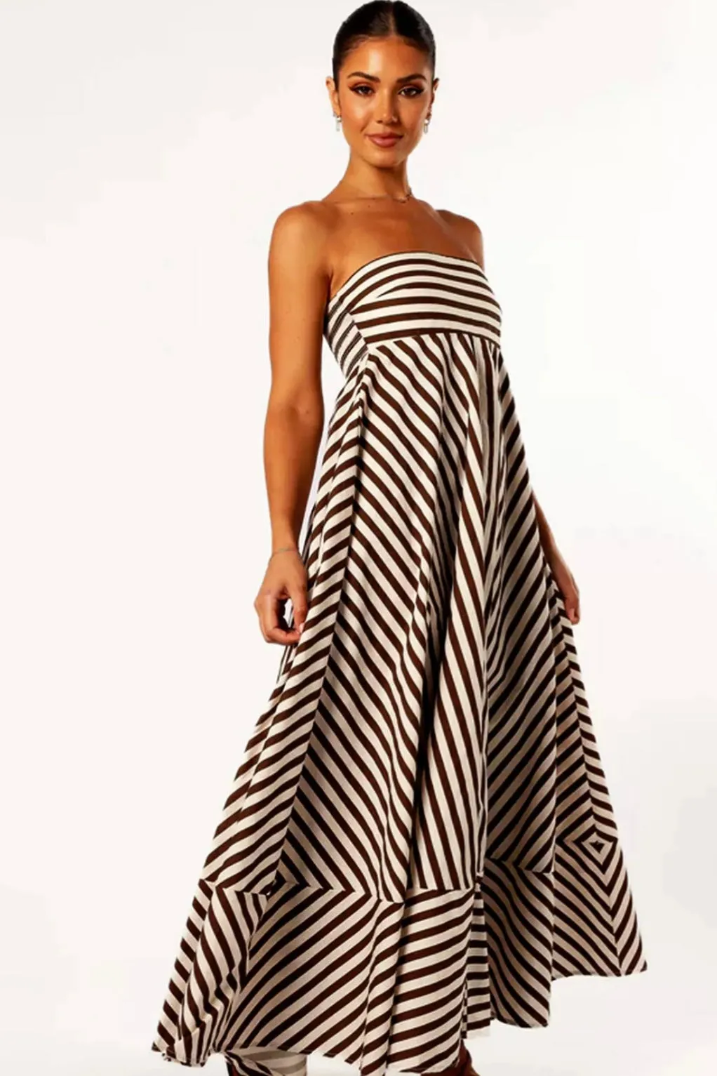 NOCTURNAL CHARM RUCHED MAXI DRESS