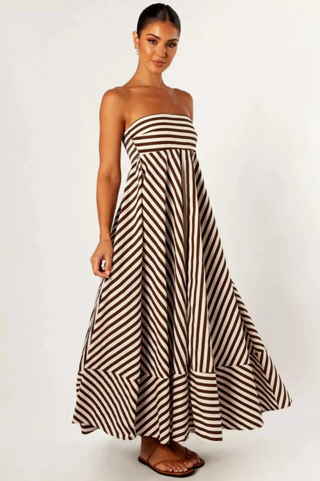 NOCTURNAL CHARM RUCHED MAXI DRESS