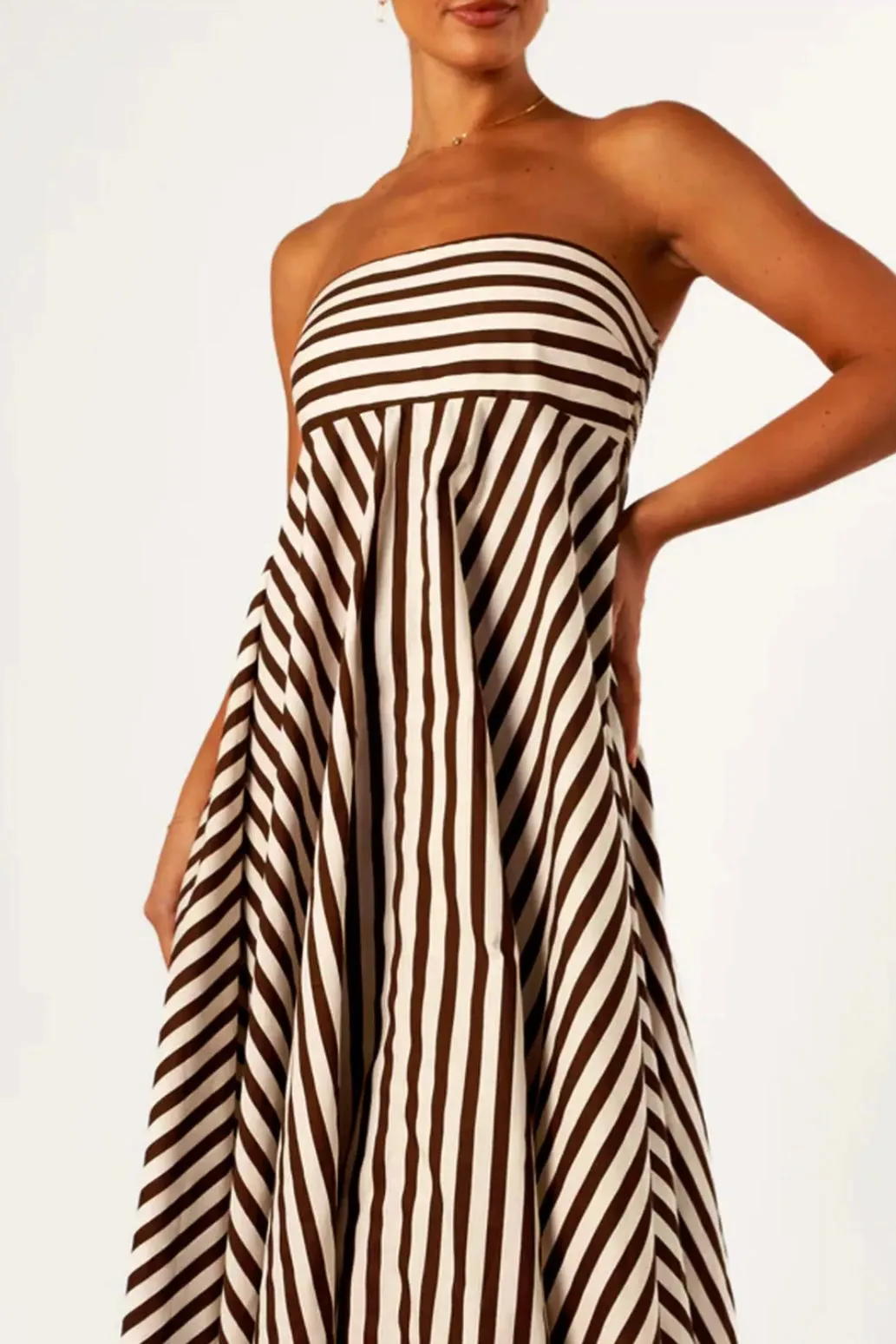 NOCTURNAL CHARM RUCHED MAXI DRESS