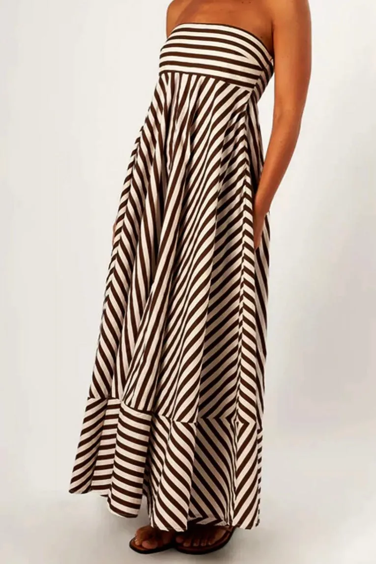NOCTURNAL CHARM RUCHED MAXI DRESS