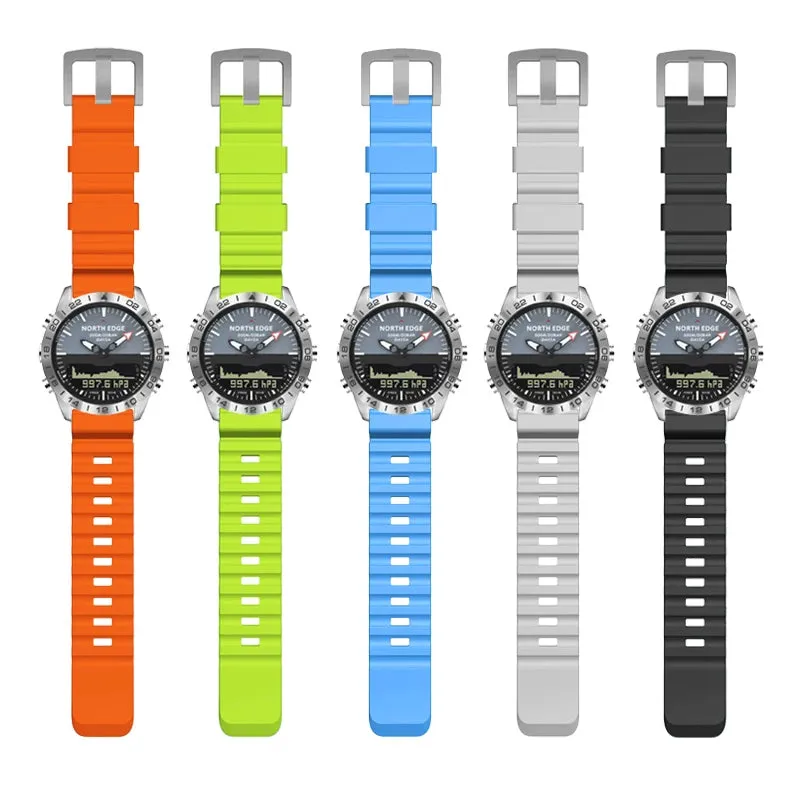 North Edge 24mm Color Replacement Watch Band | Compatible with APACHE & GAVIA2 Smartwatches