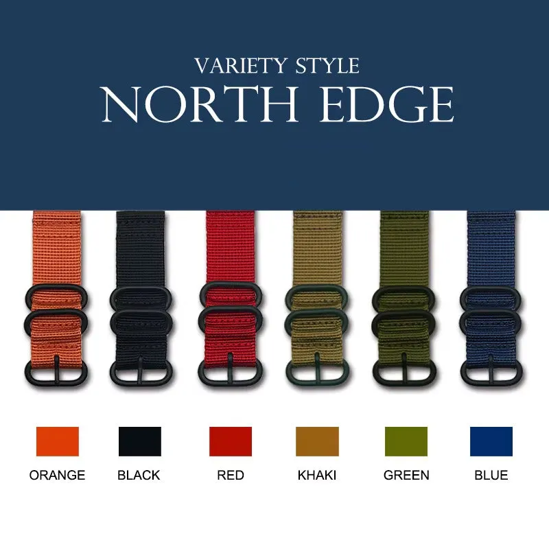 North Edge 24mm Color Replacement Watch Band | Compatible with APACHE & GAVIA2 Smartwatches