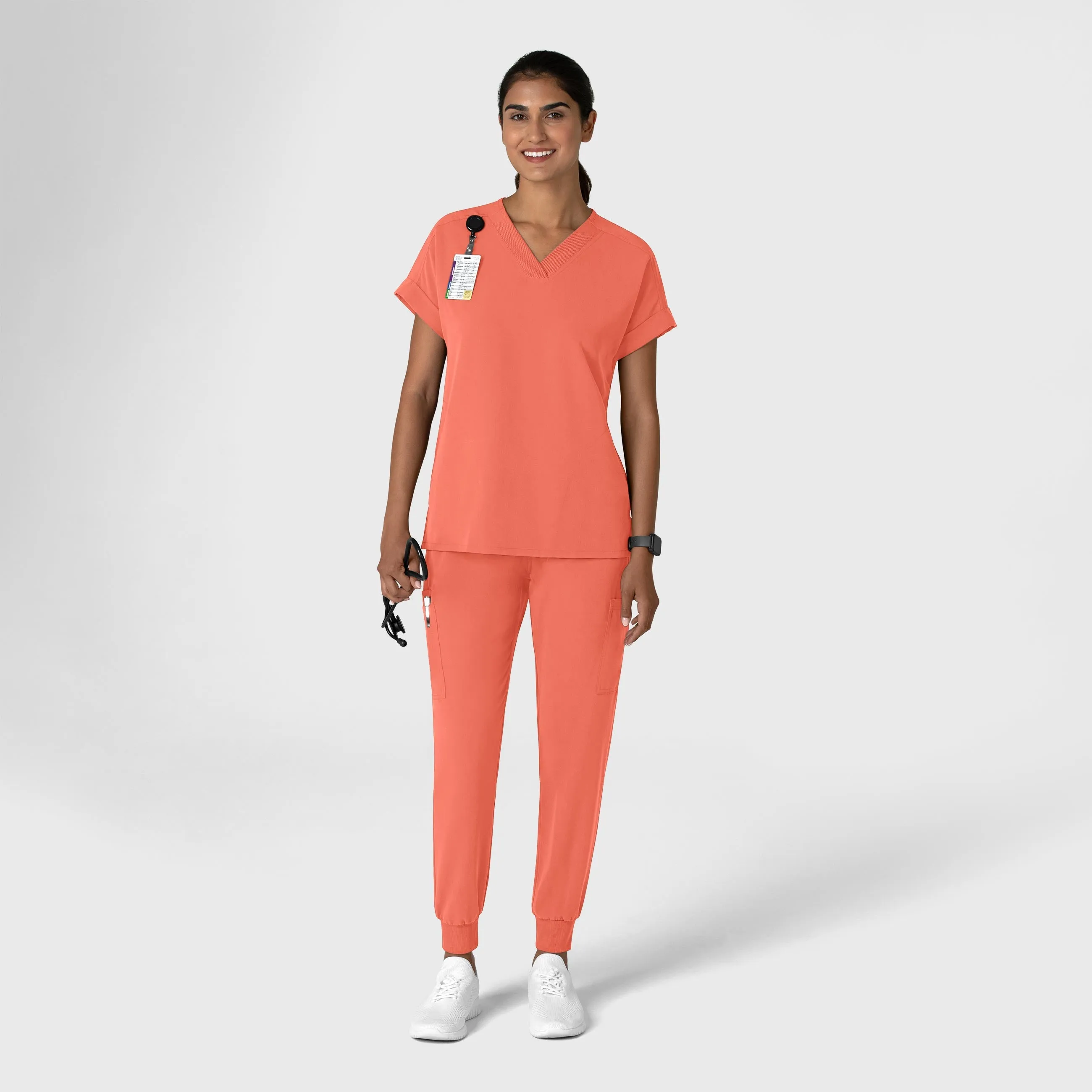 Nova 5132 Jogger Utility Scrub Pants Sugar Coral
