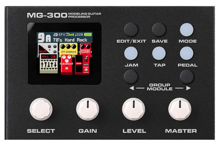 NUX MG300 Guitar Effects Modelling Processor NU-X MG-300