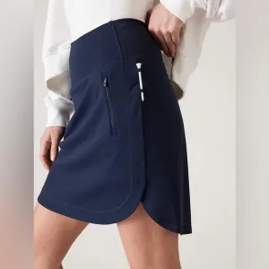 NWOT Athleta Fairway Golf Skort 18” Navy Small
