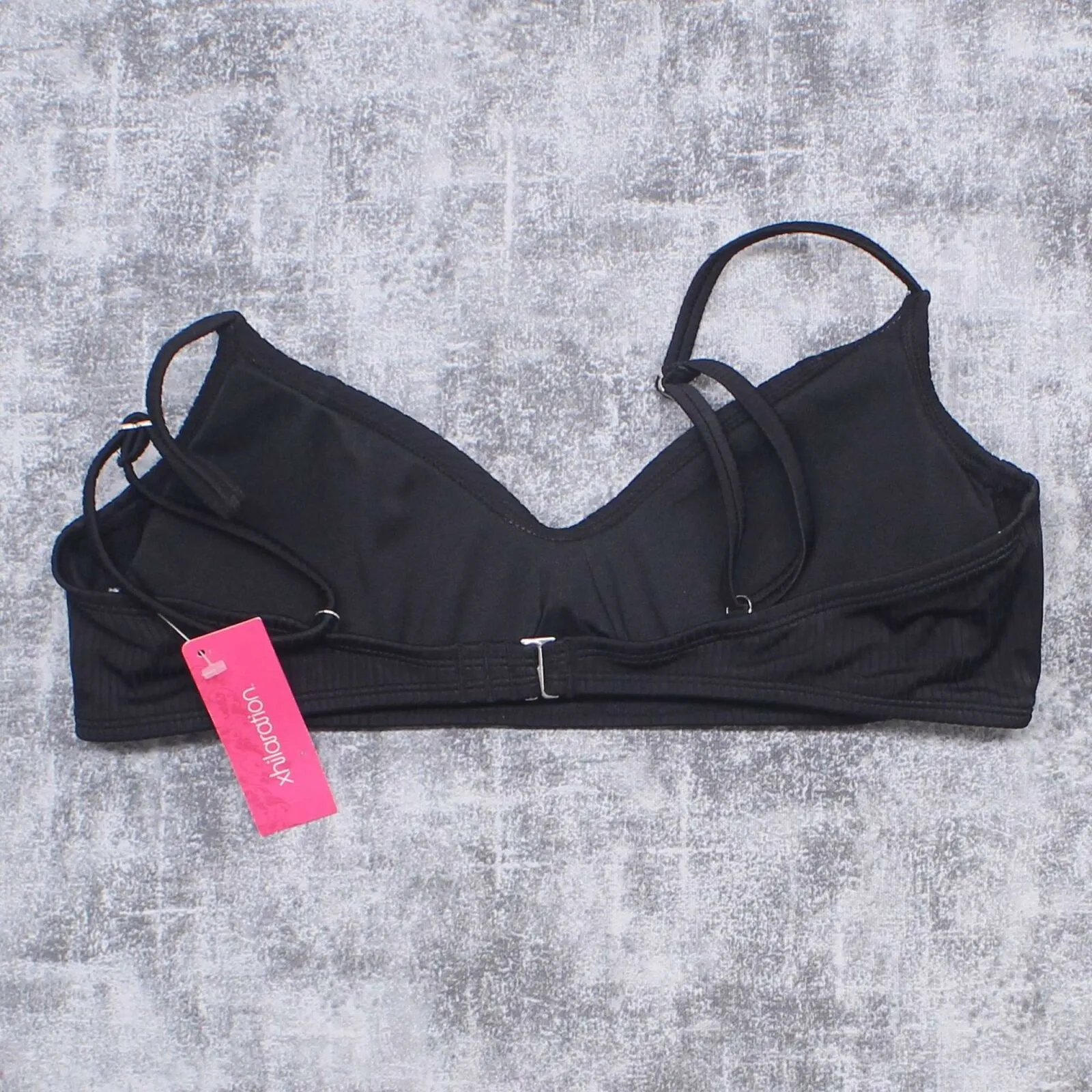 NWT Xhilaration Women's Ribbed Bralette Bikini Top. AFJ70T Large