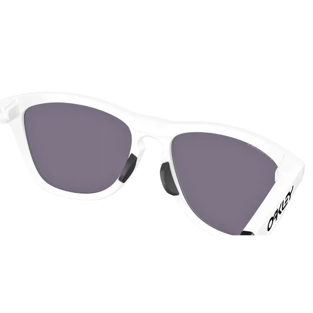 Oakley Frogskins Hybrid Sunglasses - Matte White/Prizm Grey