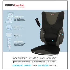 OBUS FORME VIBRATION MASSAGE CUSHION WITH HEAT