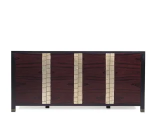 Occasionals Black Lacquer Cabinet Silver - Bolier & Co.