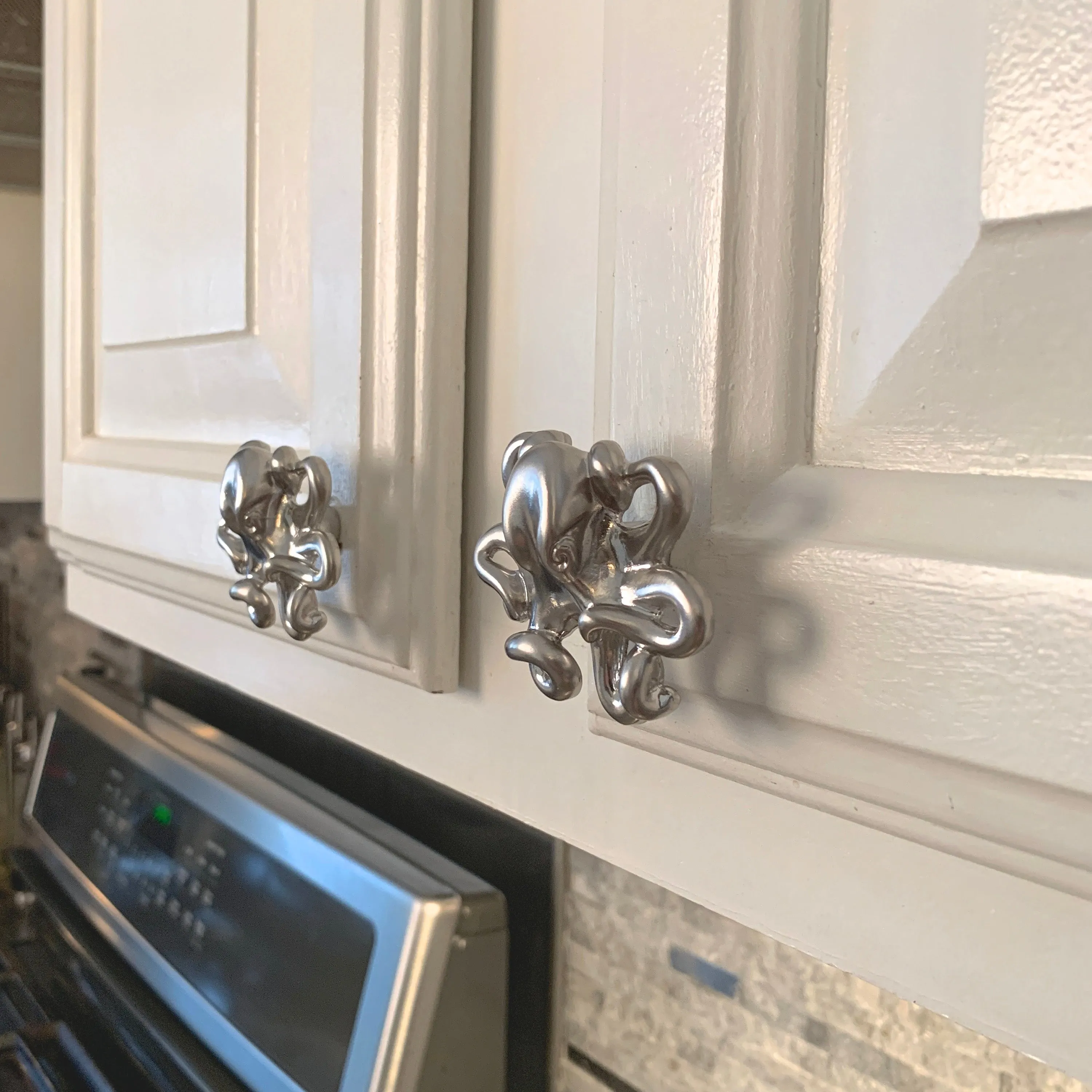 Octopus Drawer Pulls, Beach Decor, Coastal Drawer Pulls, Nautical Drawer Pulls, Sea Life Cabinet Knobs, Ocean Theme Drawer Pulls