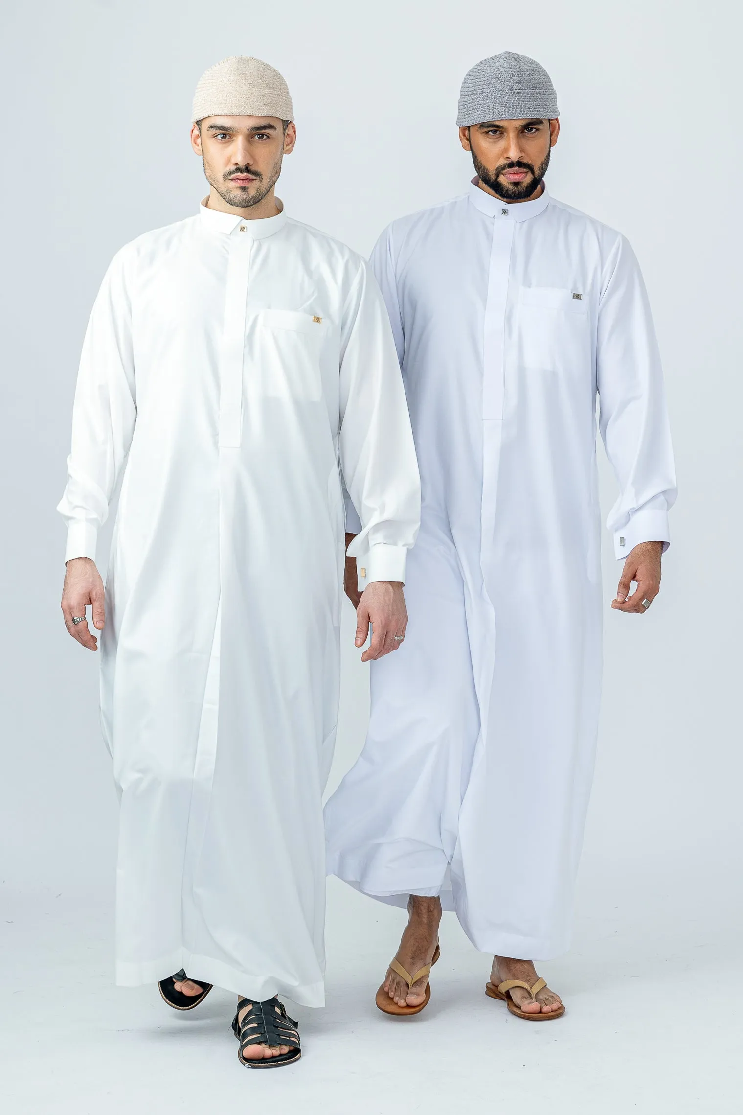 Off White Qatari Cuff Link Thobe