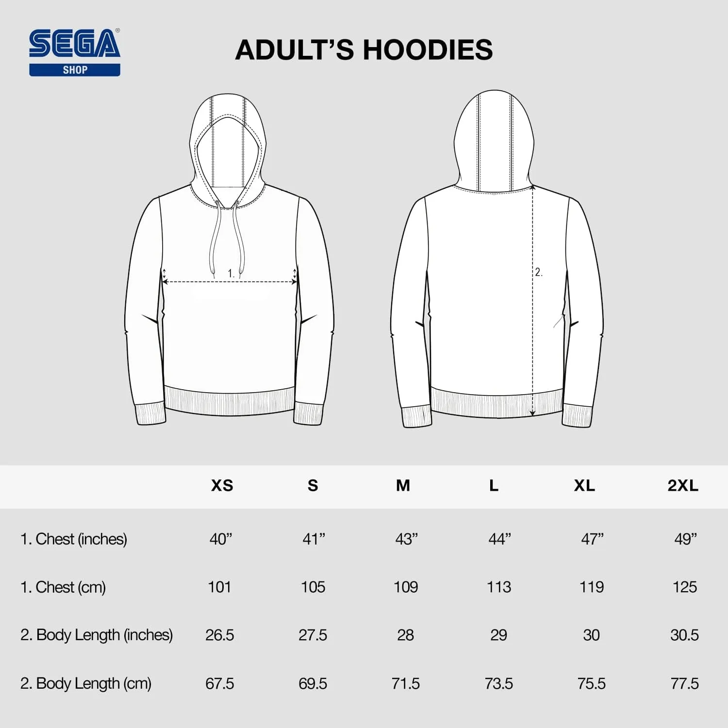 Official Mega Drive 'MD16-Bit' Black Hoodie (Unisex)