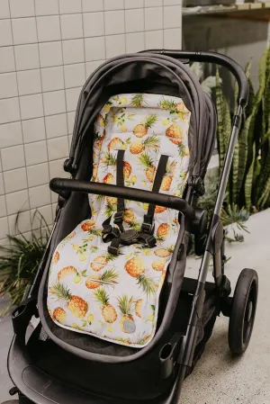 OiOi Reversible Pram Liner - Pineapple
