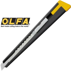 Olfa Utility Knife Model 180 BLK & Replacement Blades