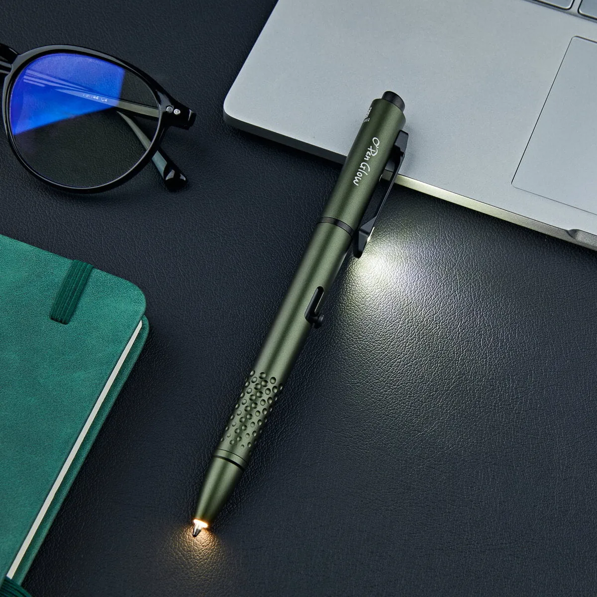 Olight Open Glow Max.120 Lumens Rechargeable EDC Penlight with Green Laser