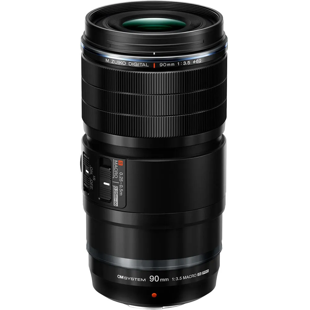 OM SYSTEM M.Zuiko Digital ED 90mm f/3.5 Macro IS PRO Lens | Micro Four Thirds