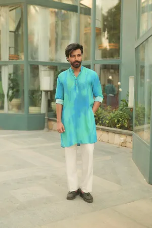 Ombre Blue Ganganagery kurta