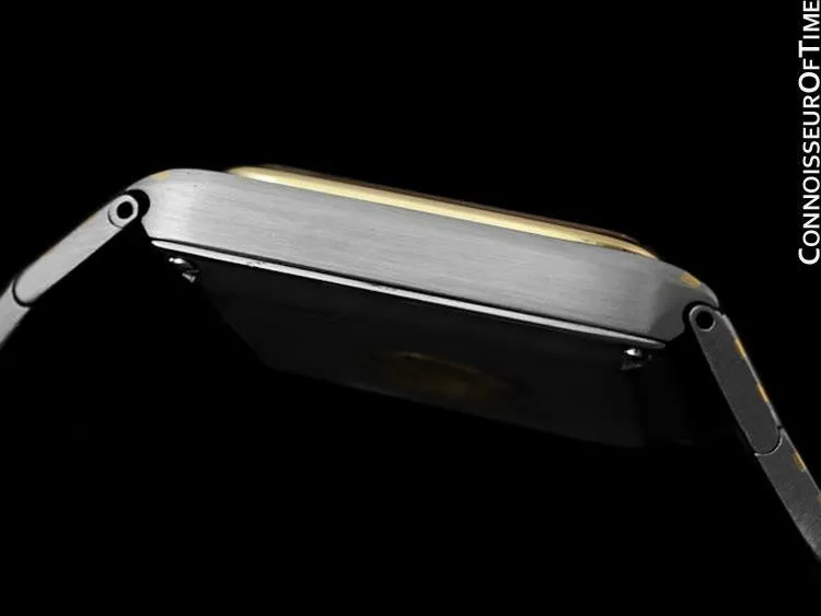 Omega Constellation Mens Bracelet Watch - Stainless Steel & 14K Gold Inlay - Rare Model
