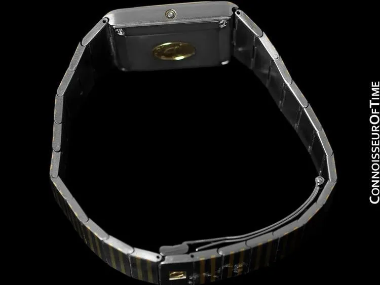 Omega Constellation Mens Bracelet Watch - Stainless Steel & 14K Gold Inlay - Rare Model