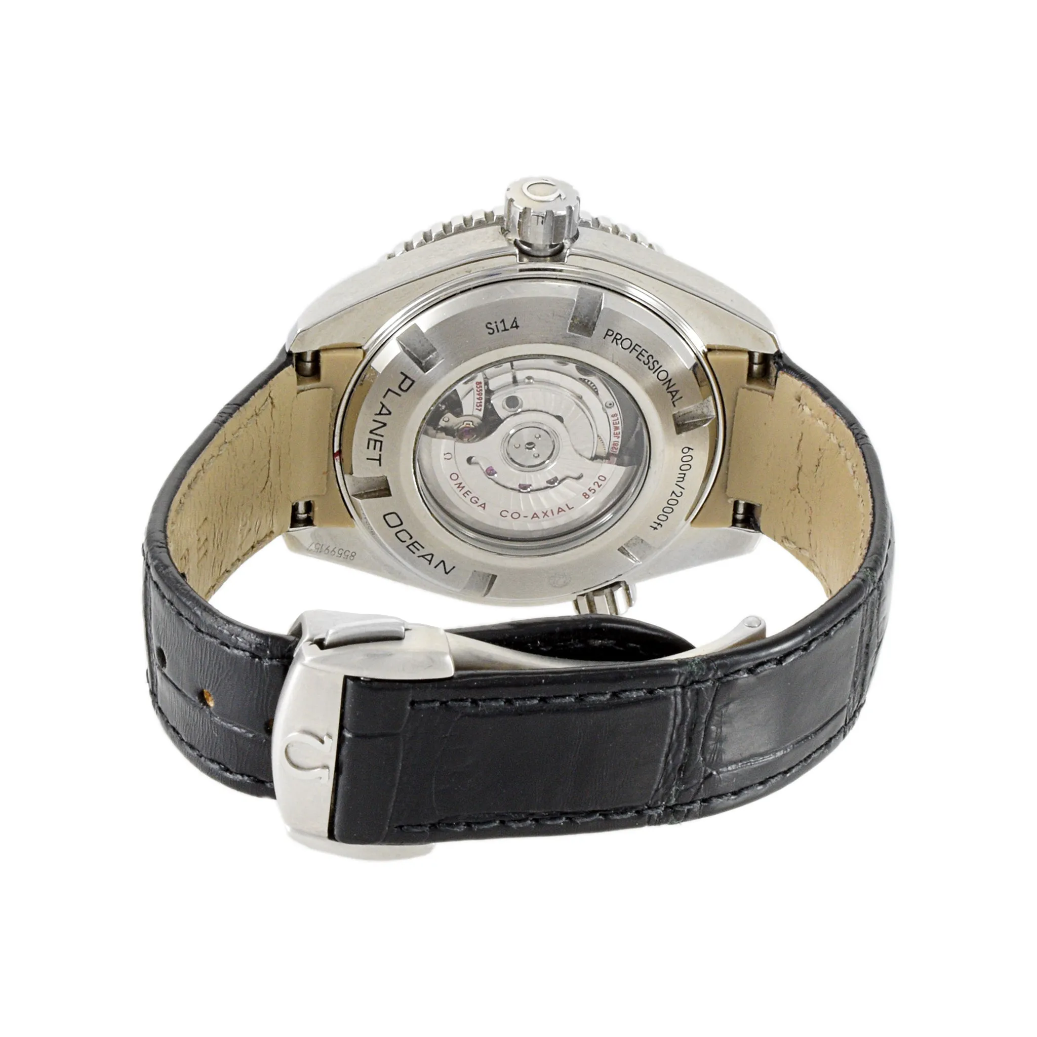 Omega Seamaster Planet Ocean Reference 232.18.38.20.01.001  Factory Set Diamond Bezel