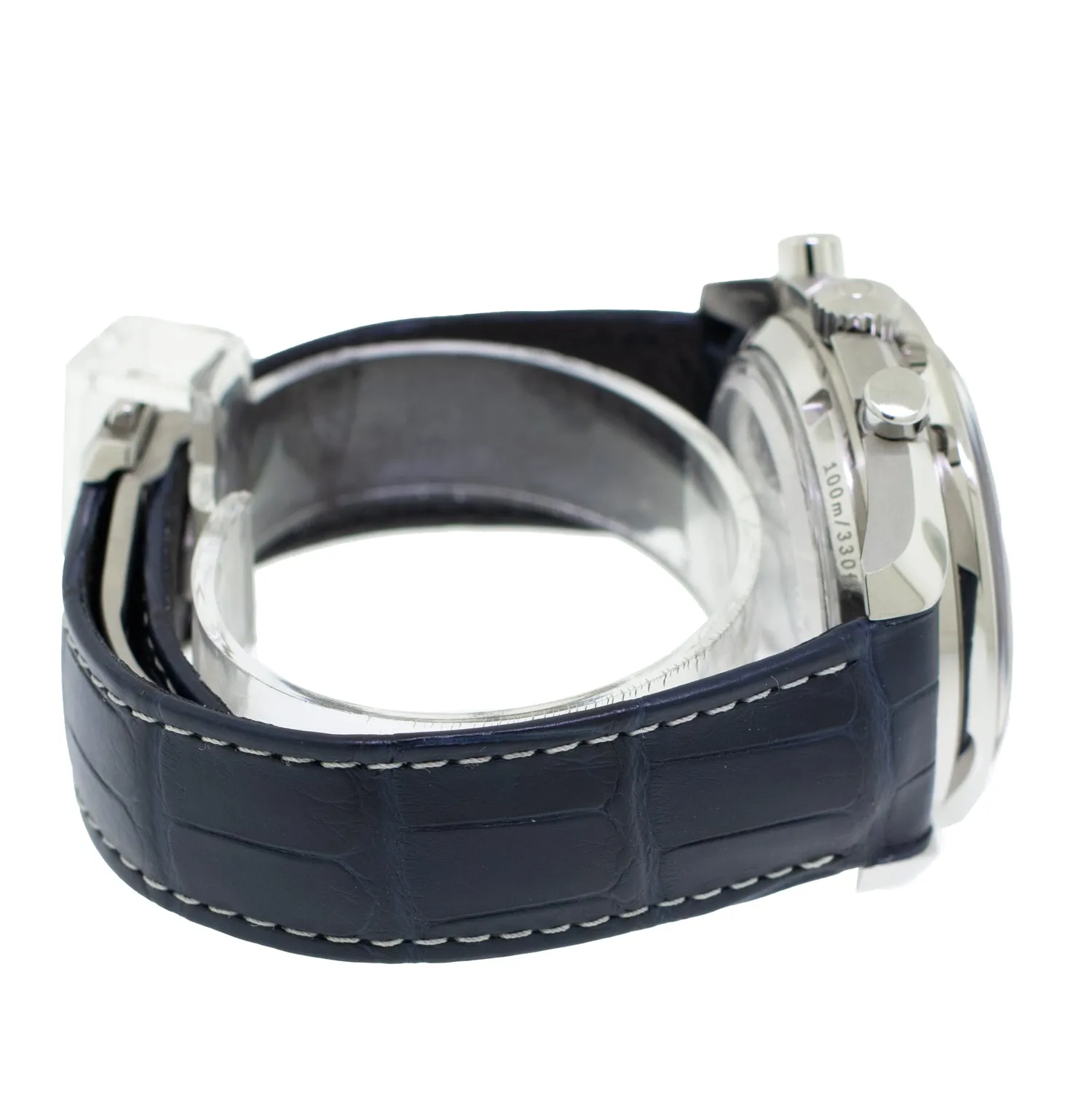 Omega Speedmaster Chronograph 44.25mm Stainless Steel Blue Index Dial 304.33.44.52