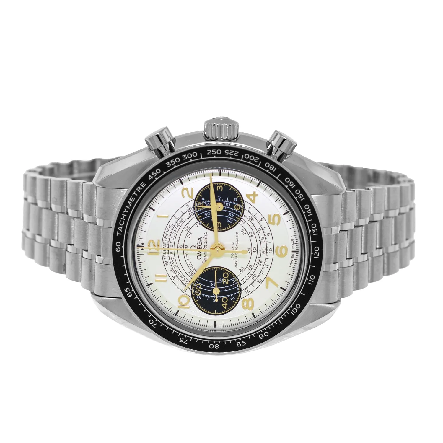 Omega Speedmaster Chronoscope Co‑Axial Master Chronometer 43mm Steel Silver Arabic Paris 2024 Special Edition 522.30.43.51.02.001