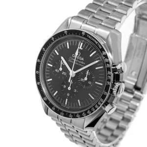 Omega Speedmaster Moonwatch Professional Chronograph 42mm Stainless Steel Black Index Dial 310.30.42.50.01.001