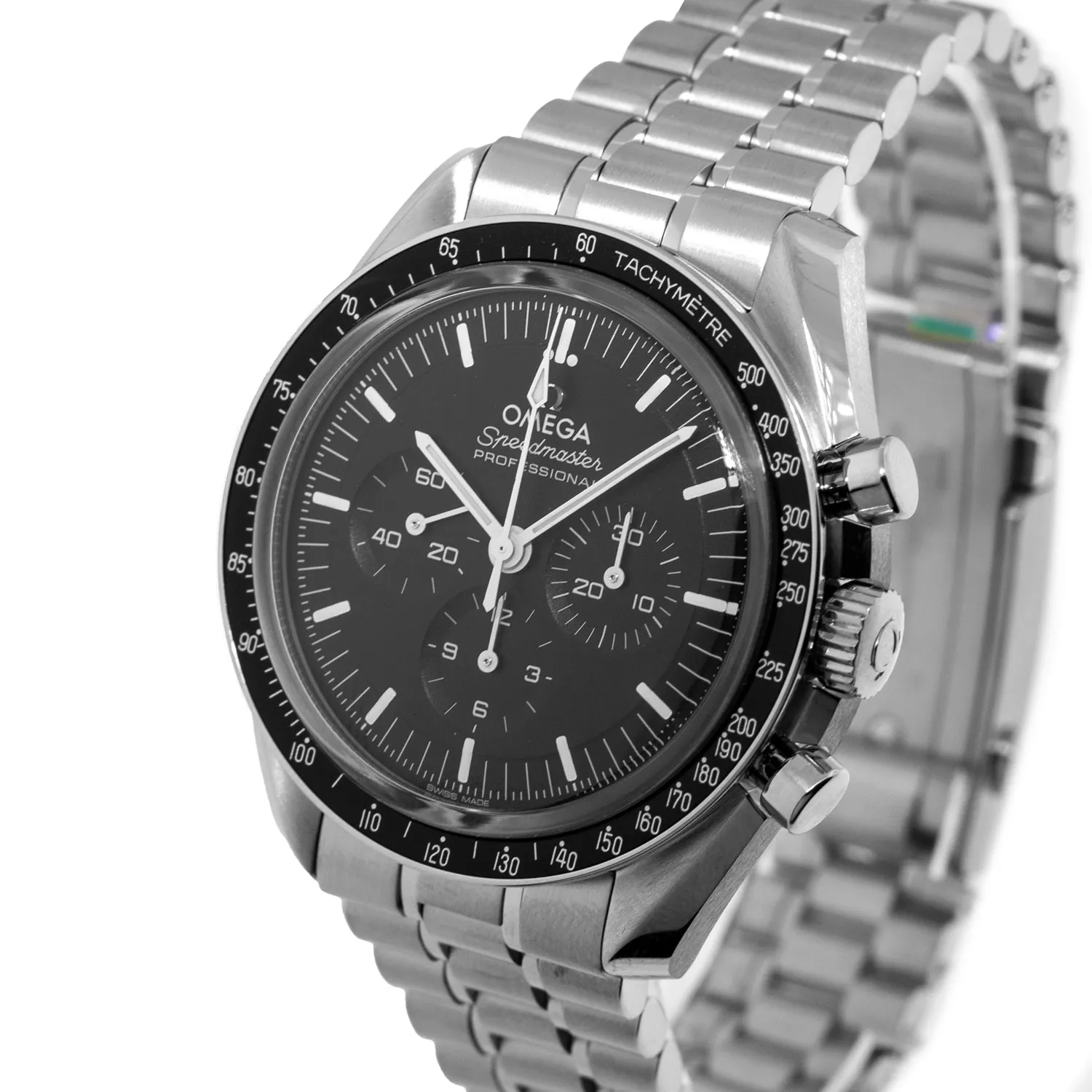 Omega Speedmaster Moonwatch Professional Chronograph 42mm Stainless Steel Black Index Dial 310.30.42.50.01.002