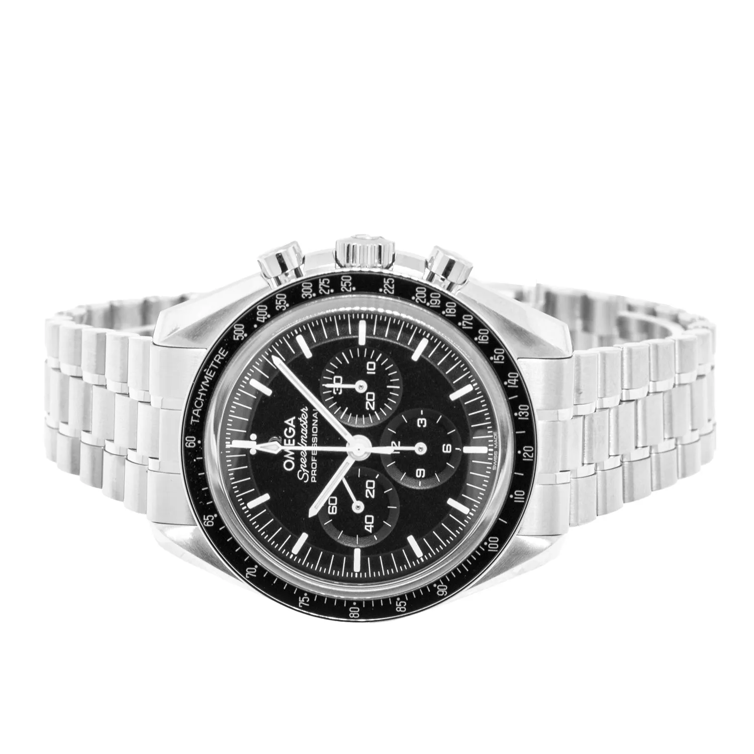 Omega Speedmaster Moonwatch Professional Chronograph 42mm Stainless Steel Black Index Dial 310.30.42.50.01.002