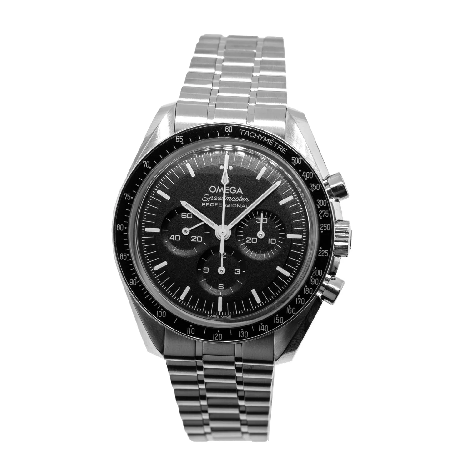 Omega Speedmaster Moonwatch Professional Chronograph 42mm Stainless Steel Black Index Dial 310.30.42.50.01.002