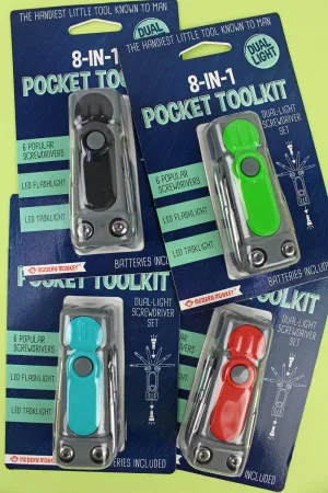 One 8-In-1 Pocket Toolkit - SHIPS ASSORTED
