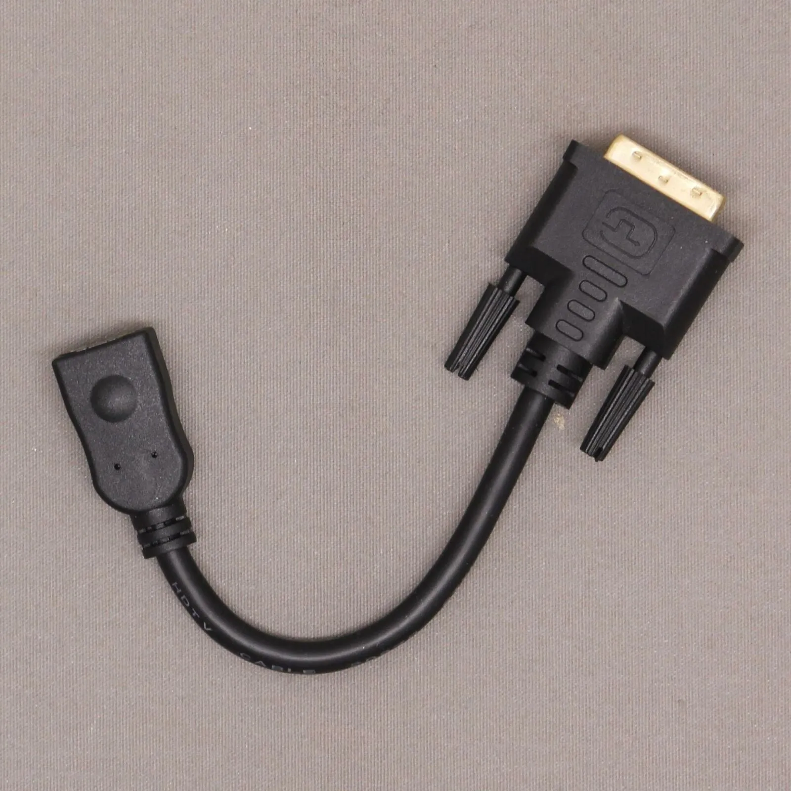 Onn DVI To HDMI Adapter, Connect Computer To HDTV Or Monitor Black 4 Inch
