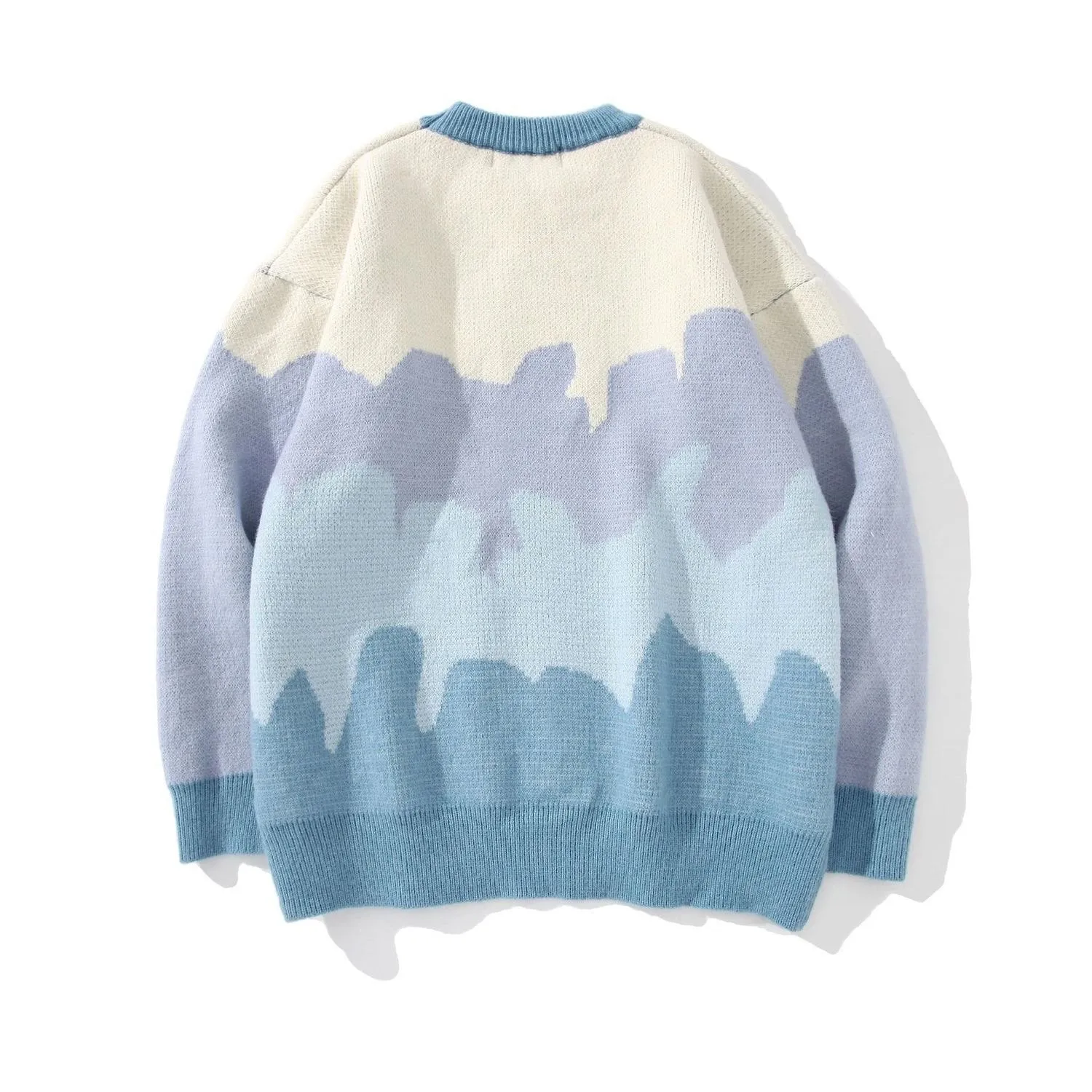 OOC' Color Match Wavy Sweater