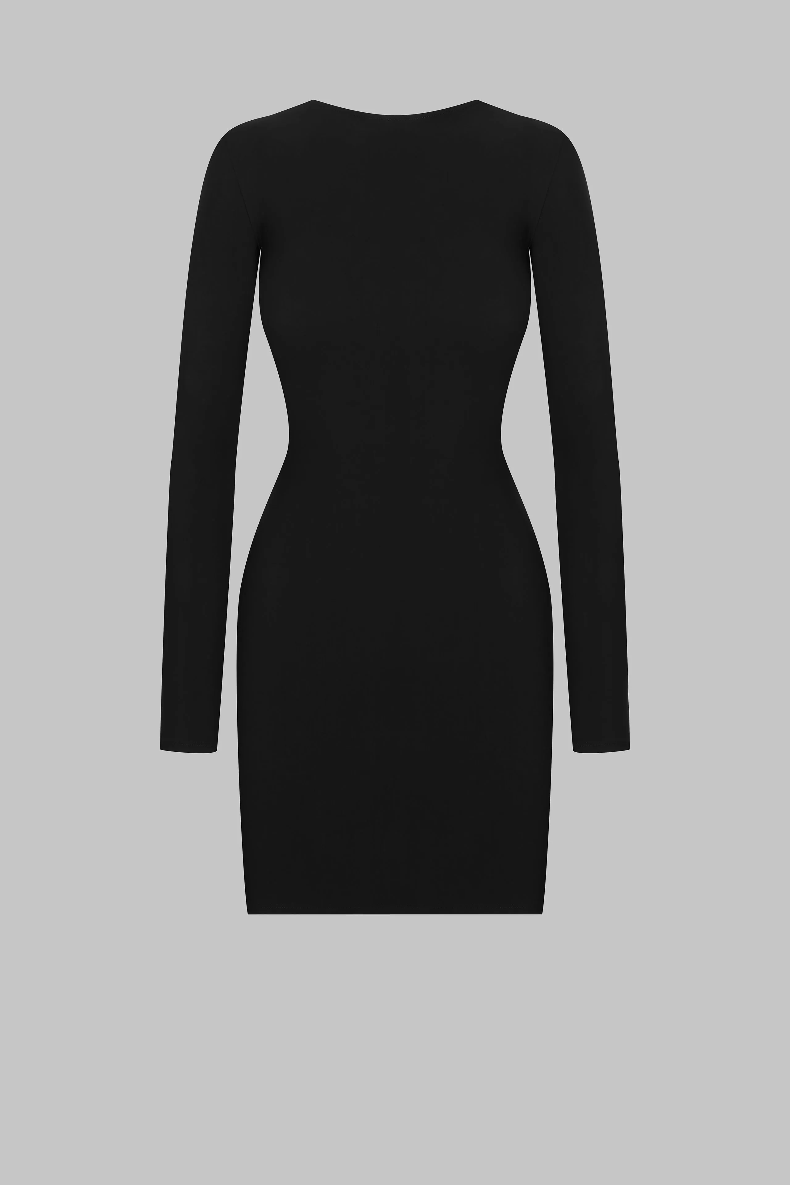 Open back short dress - Nuit Infinie