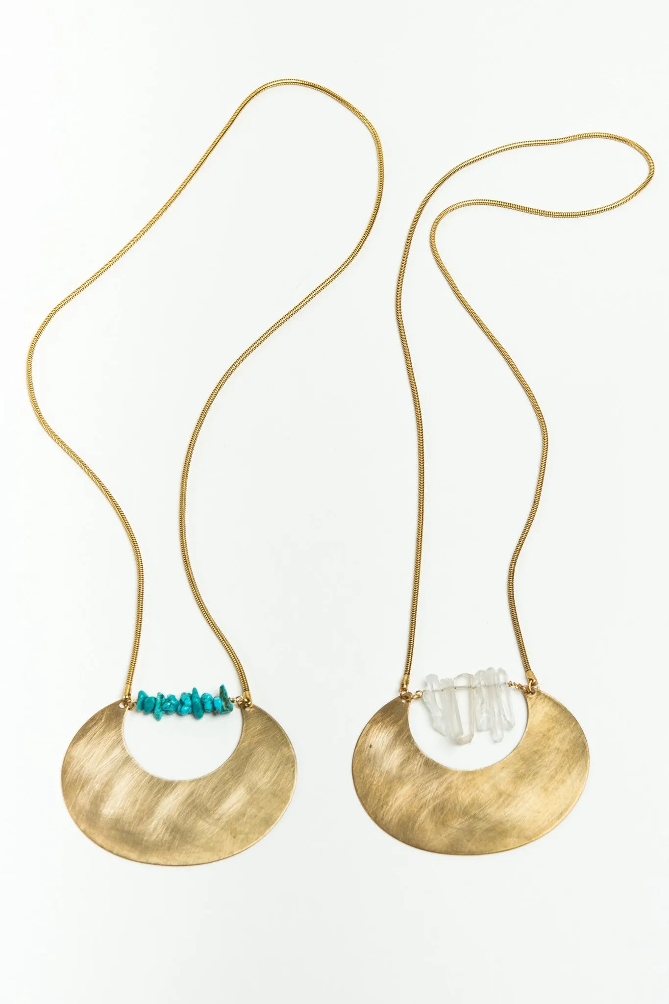 Open Moon Necklace
