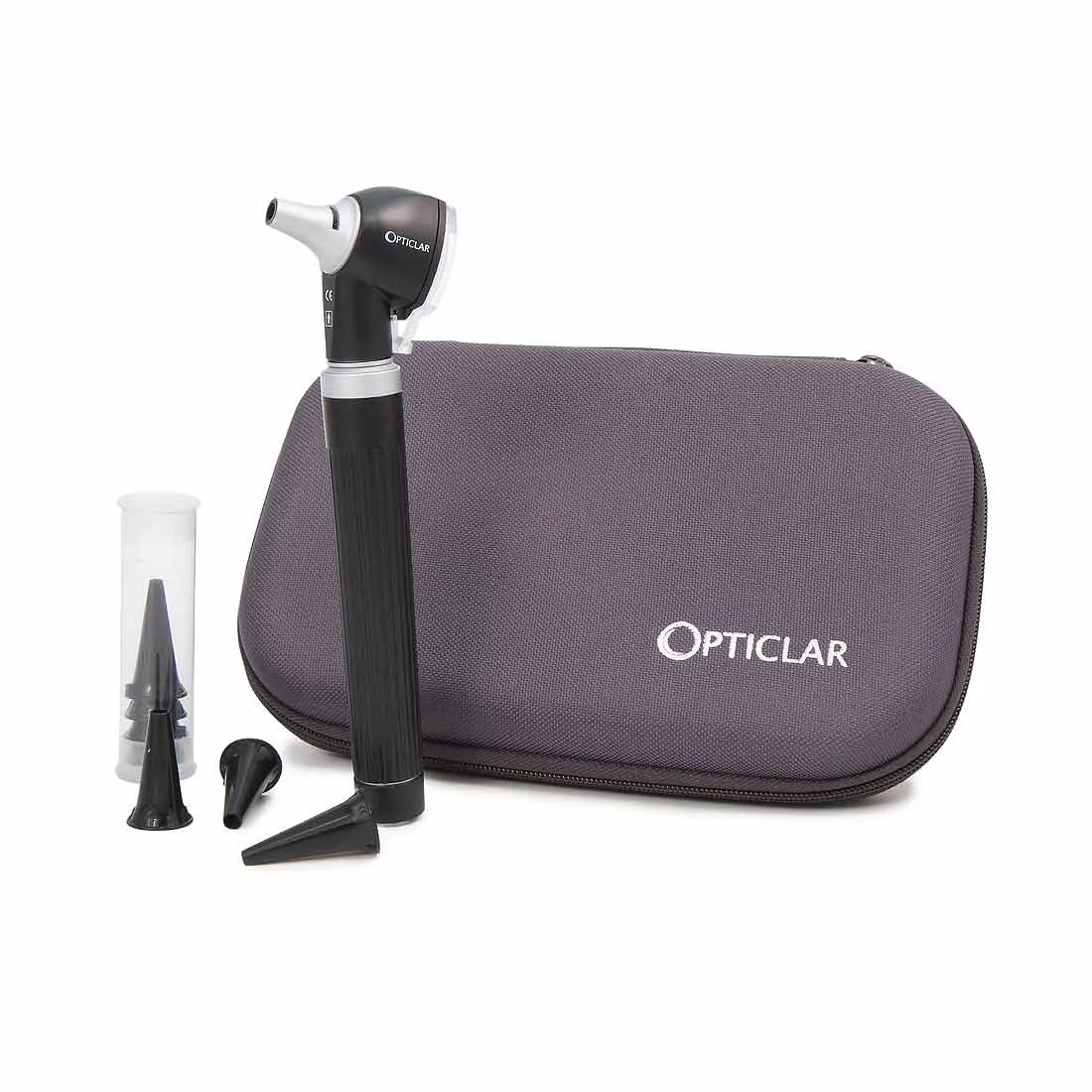 Opticlar - Pocket Otoscope Set -  AA Battery, Zip Case