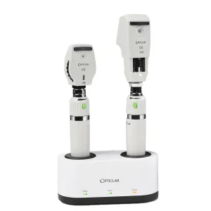 Opticlar - Specialist Ophthalmic Set - 2 E-Lithium Rechargeable Handles