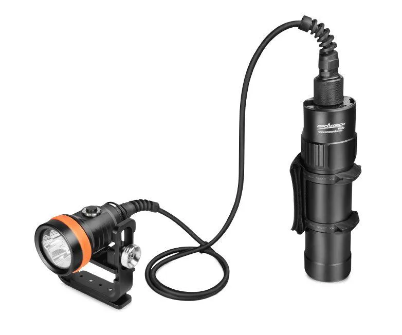 OrcaTorch D630 V2.0 Dive Torch with Carry Case Gift Set