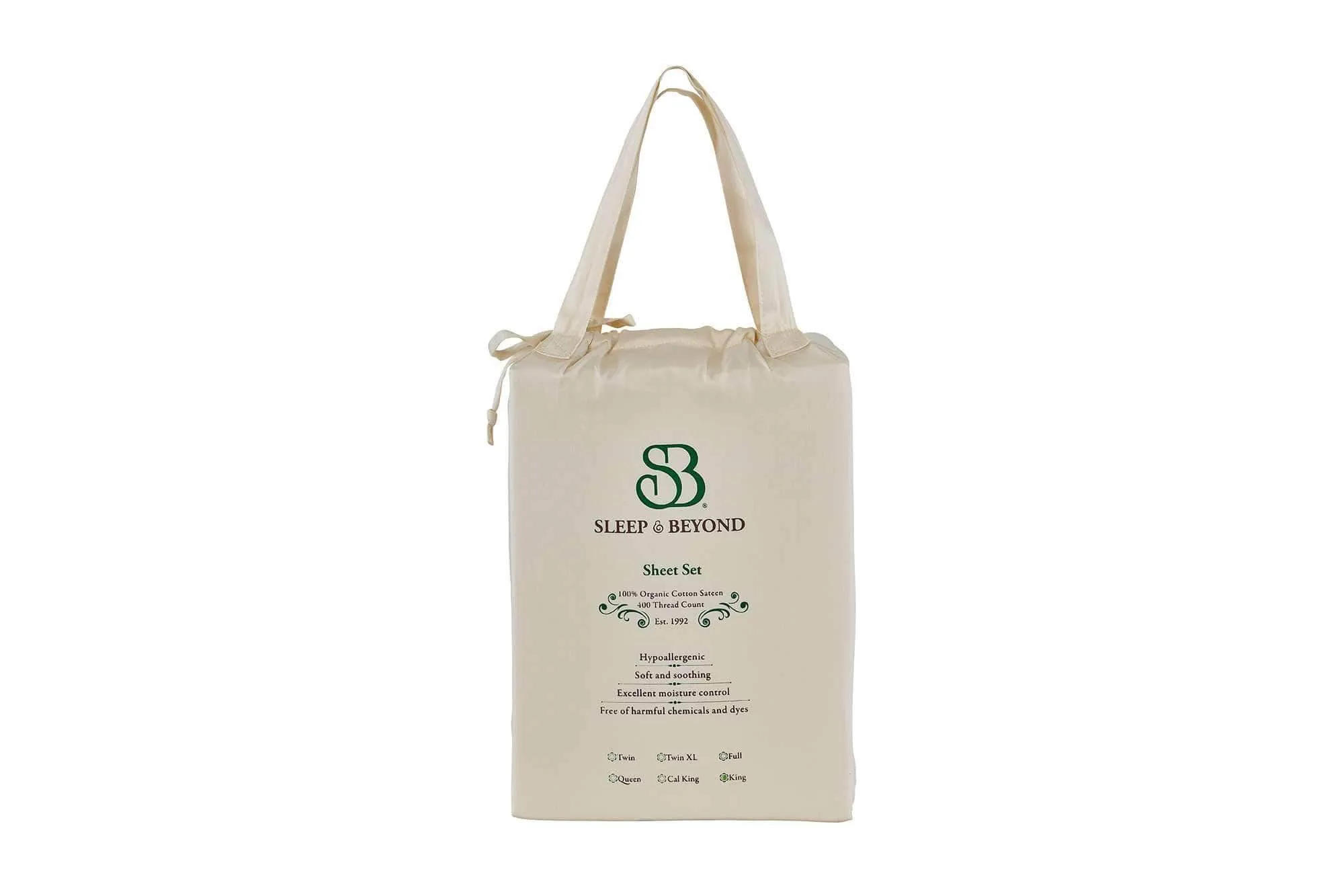 Organic Cotton Sheet Set by S&B