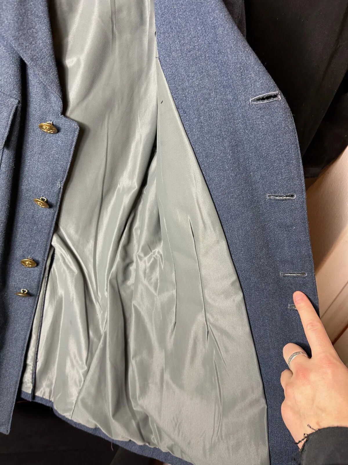Original British RAF Airmen 4 Pocket Dress Jacket - 34" Chest