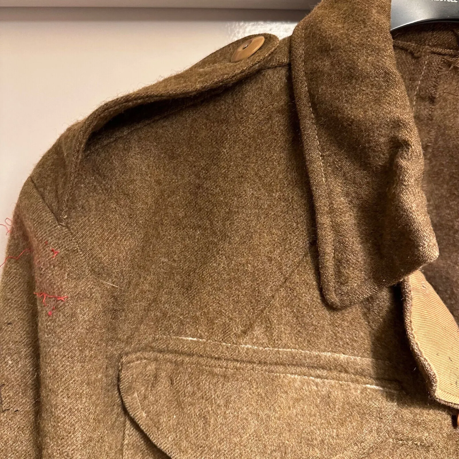 Original WW2 British Army Battledress Jacket Blouse - 43" Chest - 1939
