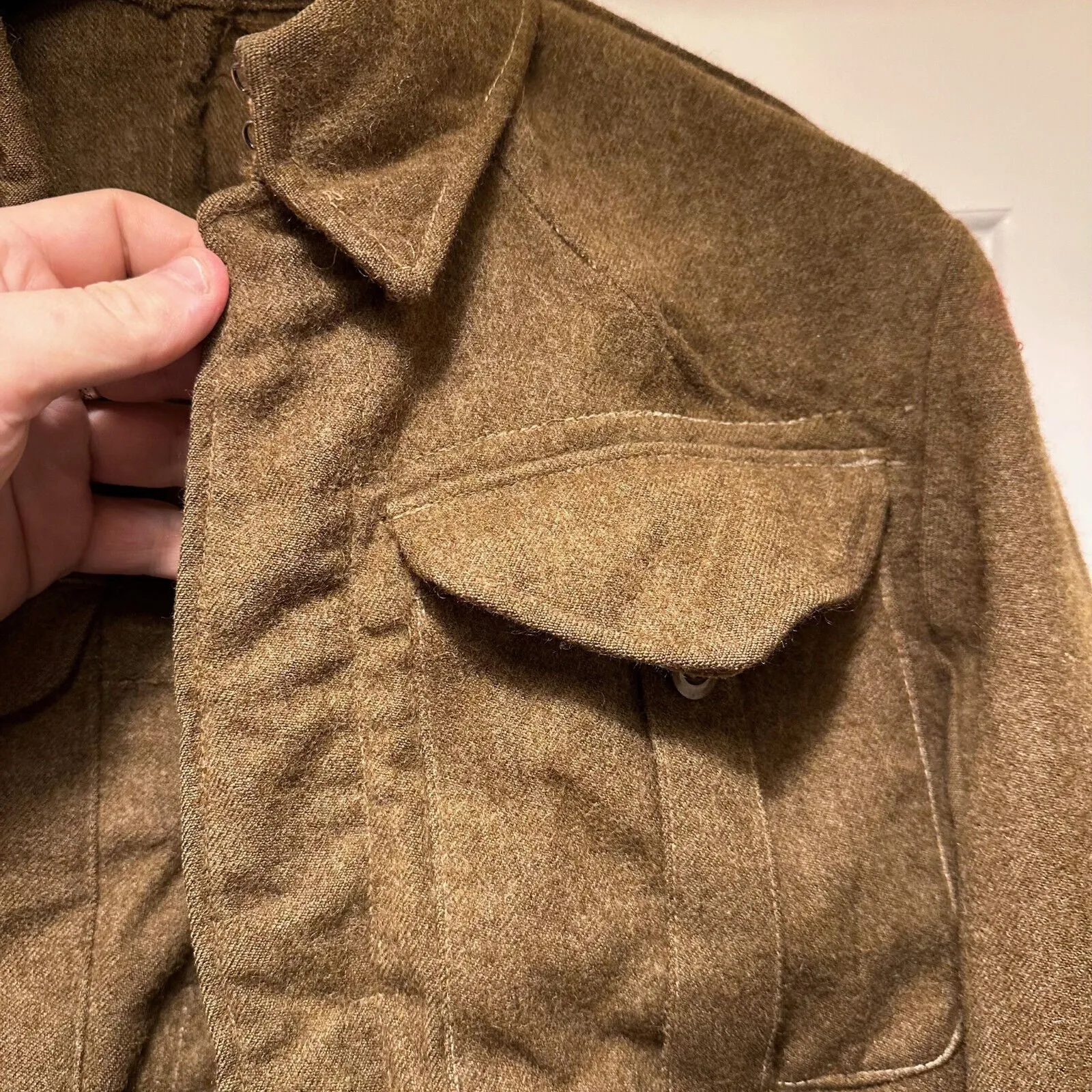 Original WW2 British Army Battledress Jacket Blouse - 43" Chest - 1939