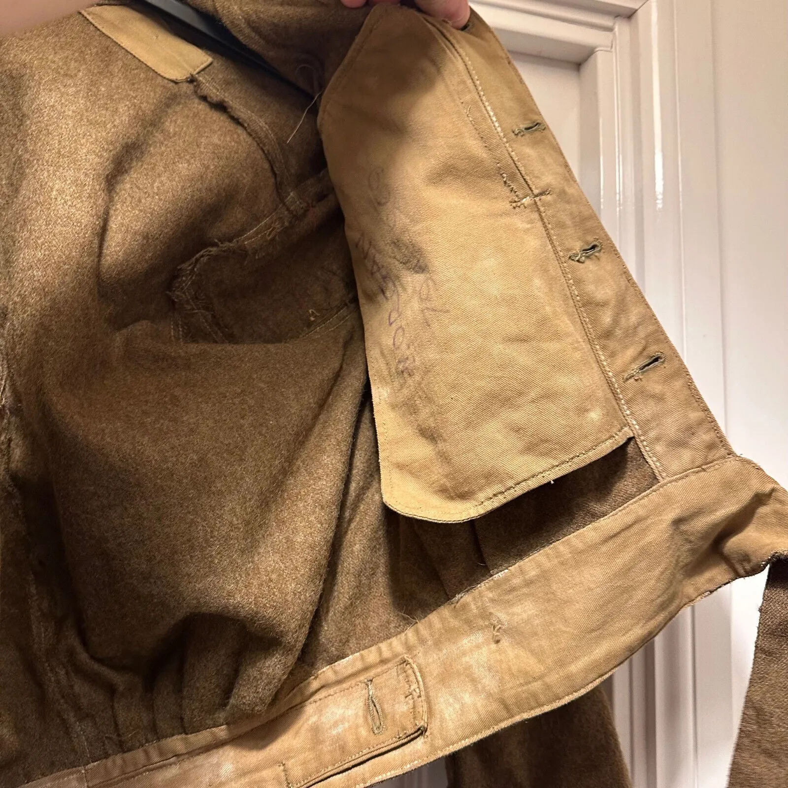 Original WW2 British Army Battledress Jacket Blouse - 43" Chest - 1939