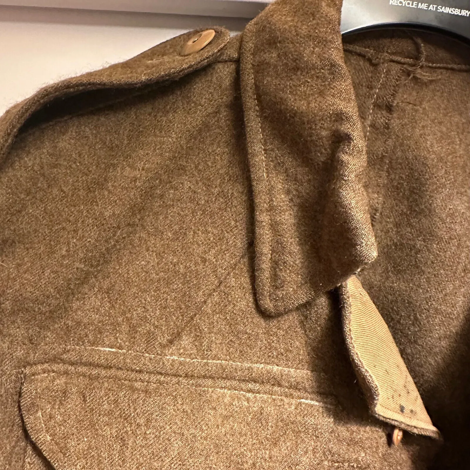 Original WW2 British Army Battledress Jacket Blouse - 43" Chest - 1939